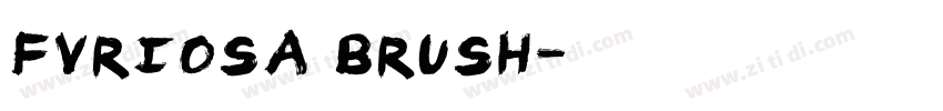 fvriosa brush字体转换